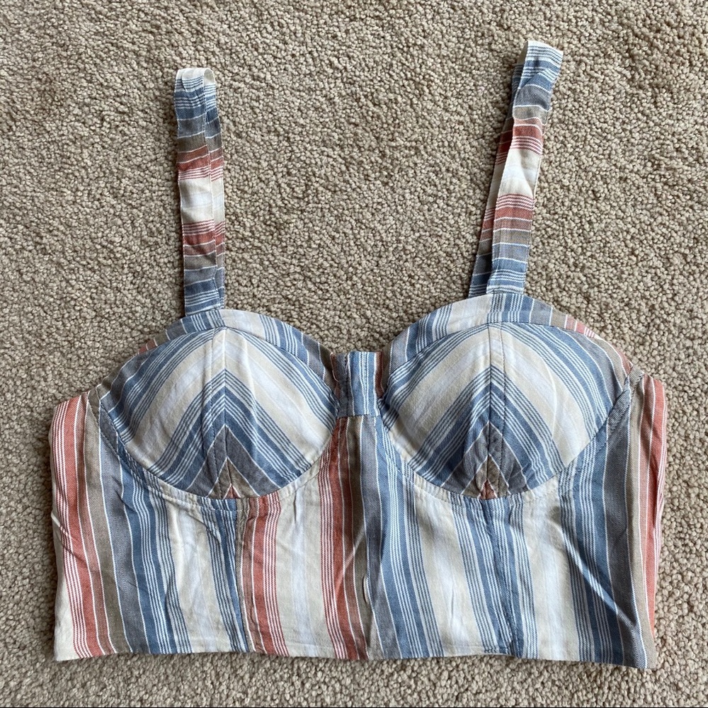 American Eagle NWT midriff bra top size small